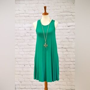 Abound Kelly green swing dress nwt size m